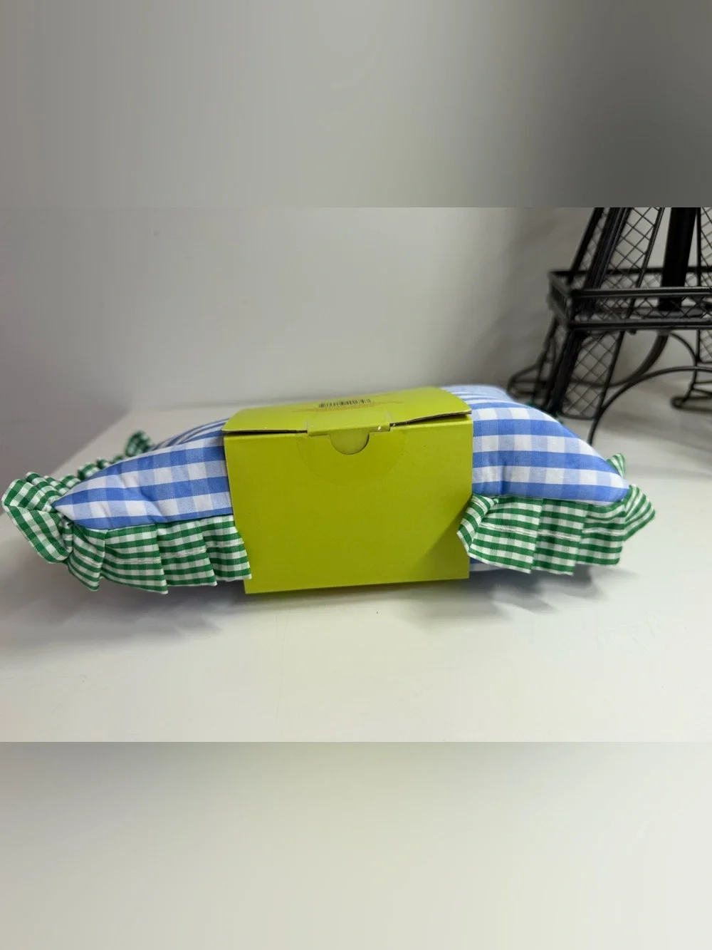 Skincare Brightening Set - Blue & White Gingham Pouch